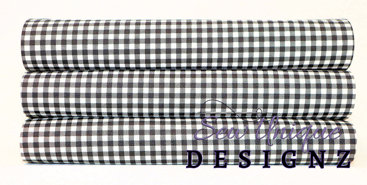 Black & White Buffalo Plaid