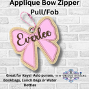 Bow Bag Tag & Zipper Pull - FINISHED PRODUCT