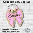 Bow Bag Tag & Zipper Pull - FINISHED PRODUCT
