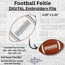 Football Feltie - Digital Embroidery File