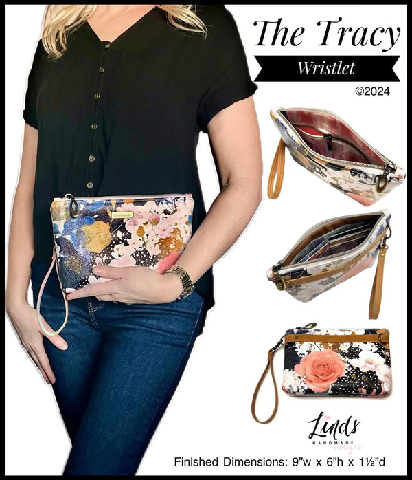 Tracy Wristlet - Linds Handmade PAPER PATTERN