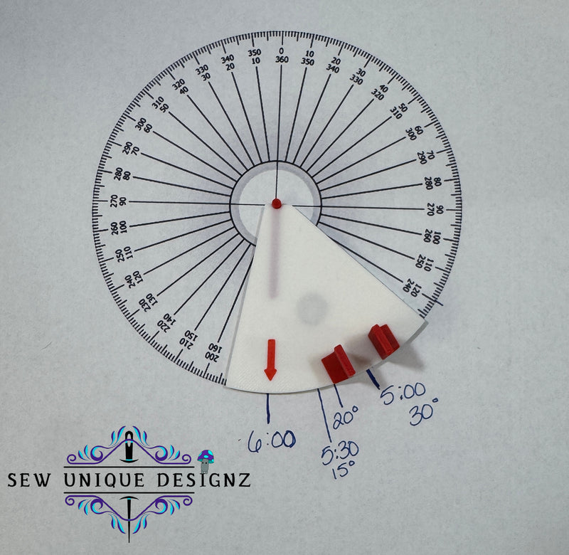 Needle Setter Guide to 5 o’clock
