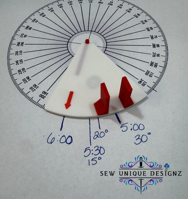 Needle Setter Guide to 5 o’clock