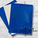 Cobalt Blue Glitter Canvas