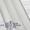 White Glitter Canvas