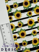 Clear Custom Printed Sunflower TPU