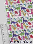 Clear Printed Dinosaurs TPU