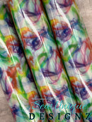 Clear Glitter Rainbow Wisps PVC