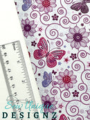 Butterfly Swirls Printed Vinyl