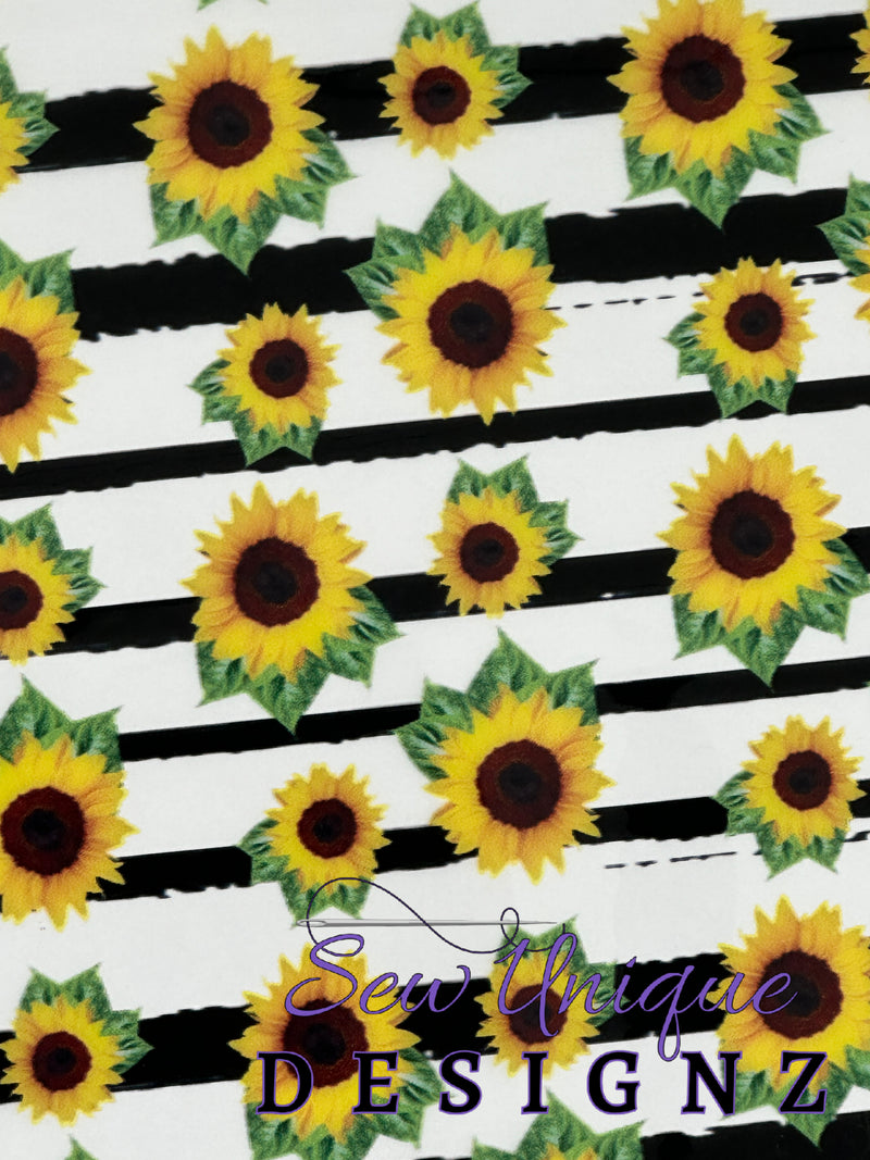 Clear Custom Printed Sunflower TPU