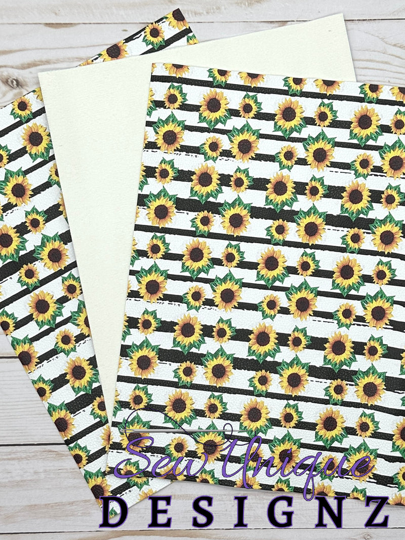 Sunflowers Printed Vinyl