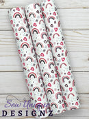 Rainbow & Hearts Printed Vinyl