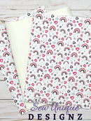 Rainbow & Hearts Printed Vinyl