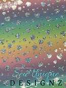 Pastel Rainbow Holo Hearts