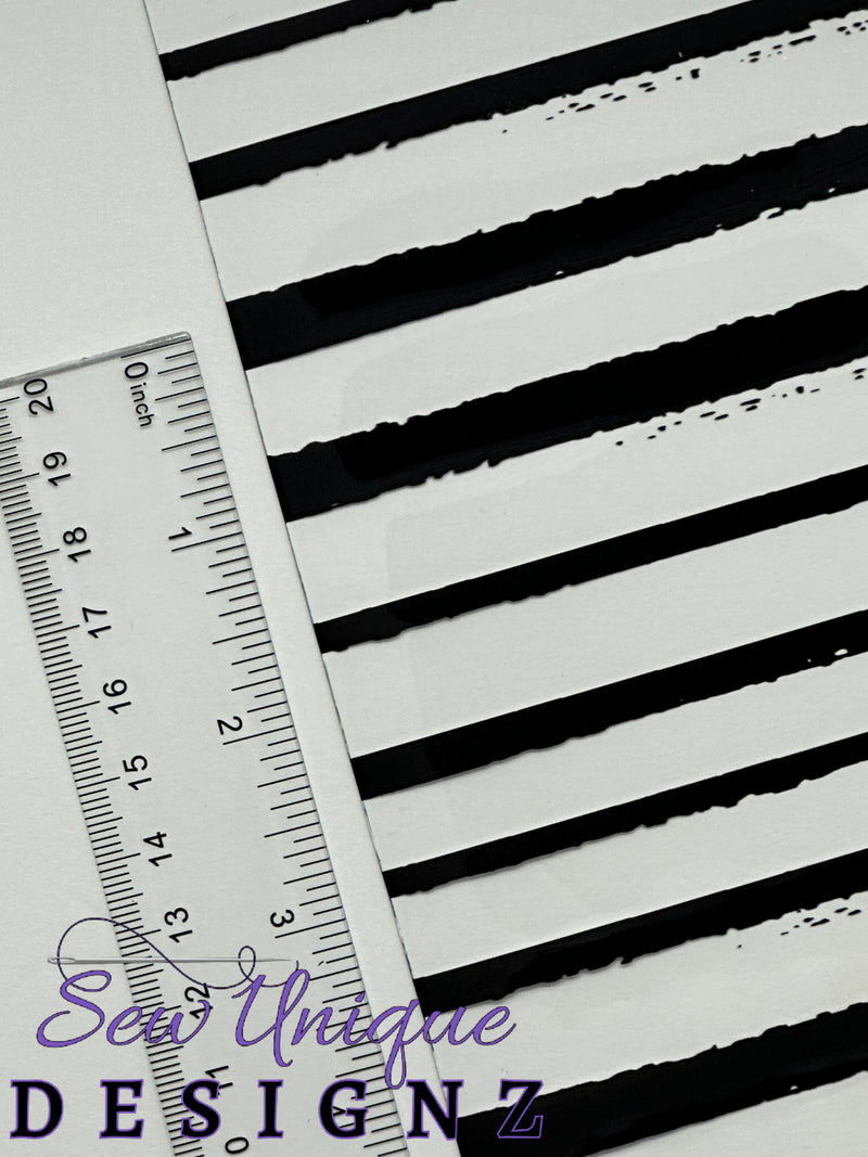 Clear Custom Printed Stripes TPU