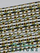 Clear Custom Printed Sunflower TPU