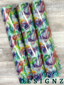 Clear Glitter Rainbow Wisps PVC
