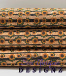 Sunflower Printed Cork Canvas