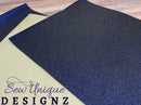 Navy Blue Metallic Diamond Dust