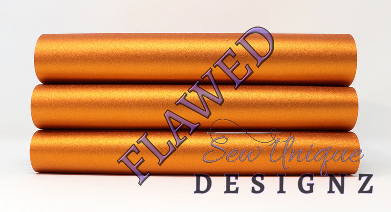 Flawed Roll - Orange Metallic Diamond Dust
