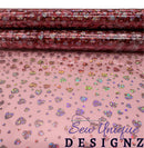 Pink Clear Holo Hearts