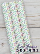 Pastel Hearts Printed Vinyl