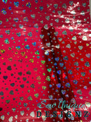 Red Clear Holo Hearts