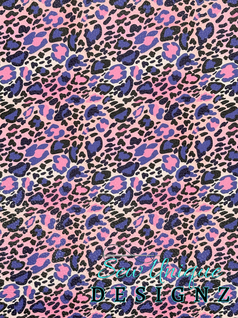 Purple & Pink Cheetah Printed Vinyl