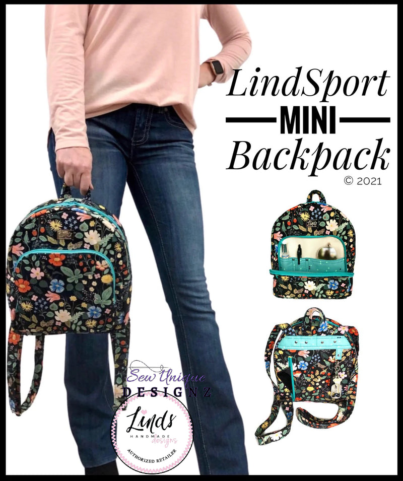 LindSport Mini Backpack - Linds Handmade PAPER PATTERN