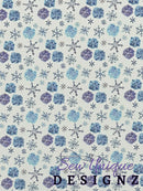 Snow Storm Printed Vinyl