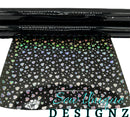 Black Clear Holo Hearts